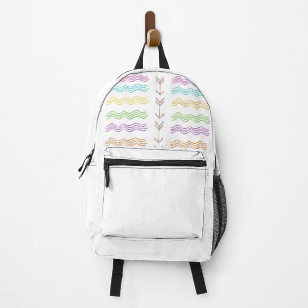 Item preview, Colorful wave pattern in white bg designed and sold by JHiba.