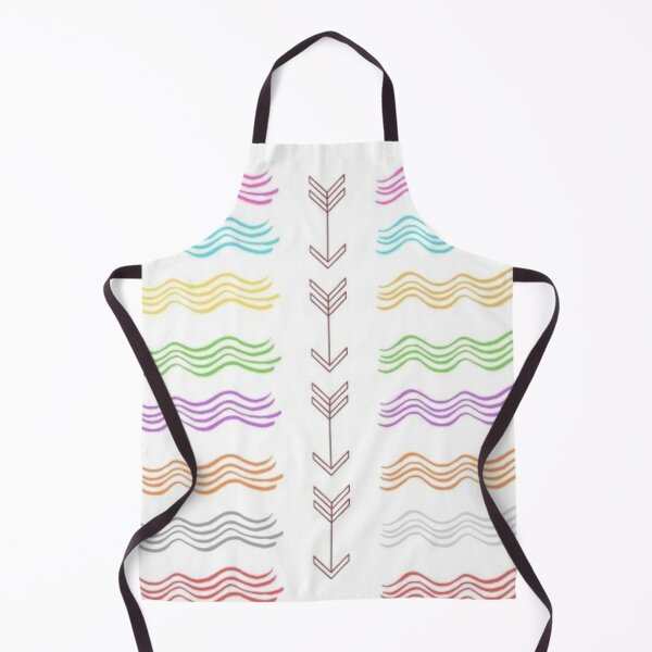 Item preview, Colorful wave pattern in white bg designed and sold by JHiba.