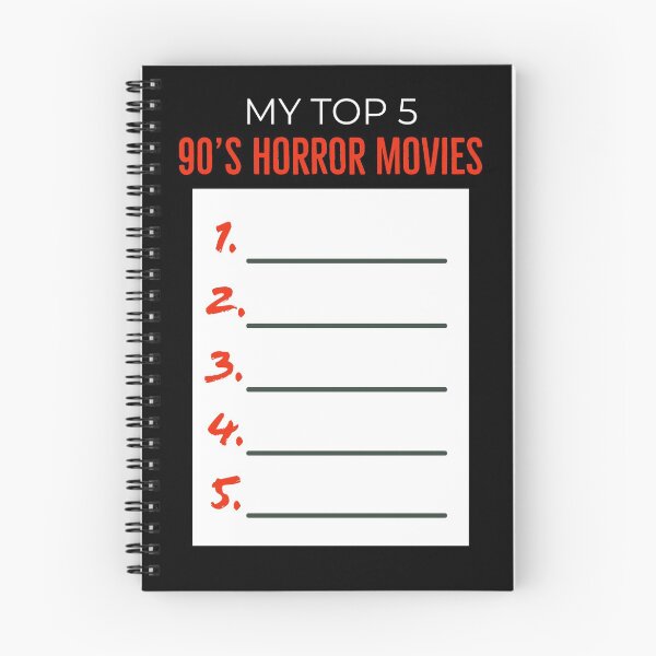 Item preview, My Top 90’s Horror Movies  designed and sold by RedOnBlack2020.