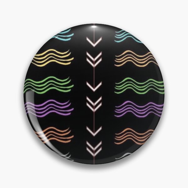 Item preview, Waves pattern in black bg designed and sold by JHiba.