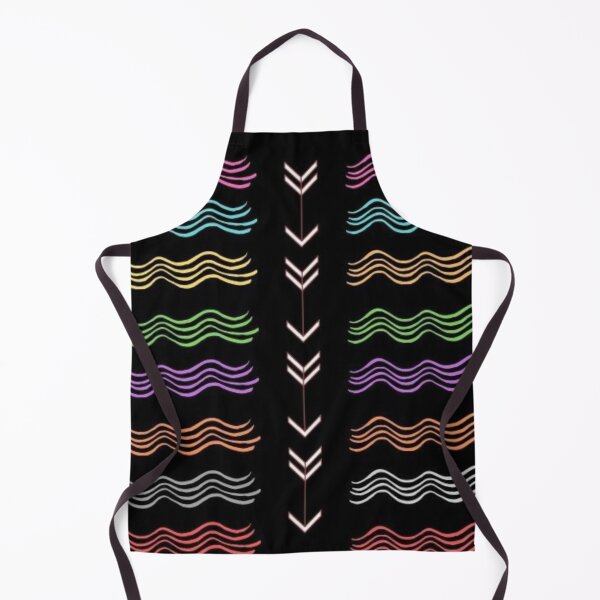 Item preview, Waves pattern in black bg designed and sold by JHiba.