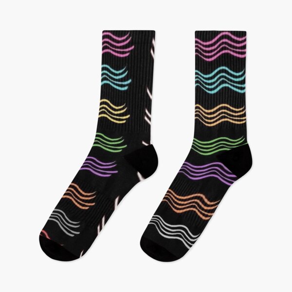 Item preview, Waves pattern in black bg designed and sold by JHiba.