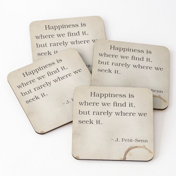 Item preview, J Petit Senn Quote Inspirational Saying Poem Passion Life Happiness designed and sold by OnHeathAndMoor.