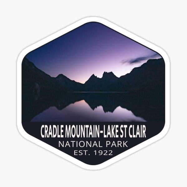 Cradle Mountain Lake St Clair National Park Sticker