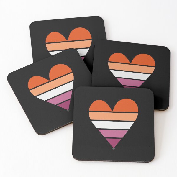 Item preview, Lesbian Pride Heart - 2021 Pride designed and sold by drkprxncess.