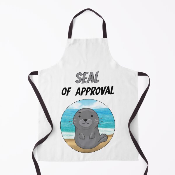 Item preview, Seal Of Approval Robbe Sea Animal Zoo Cute Comic designed and sold by DerEmmat.