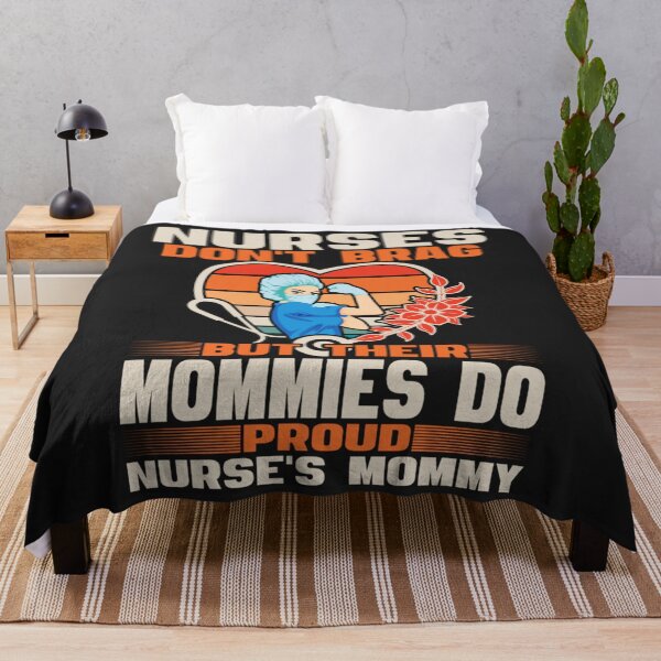 Item preview, Funny Nurses Dont Brag Proud Nurse Mommy CNA RN Mother Sweatshirt101 designed and sold by pennyzella.