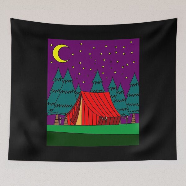 Item preview, Camping Under Heaven Full Of Stars designed and sold by flofin.