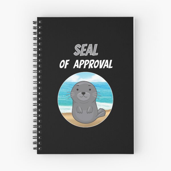 Item preview, Seal Of Approval Robbe Sea Animal Zoo Cute Comic designed and sold by DerEmmat.