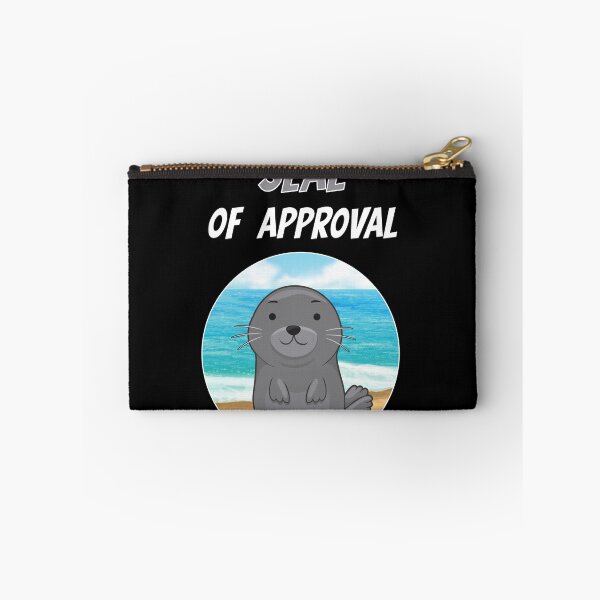Item preview, Seal Of Approval Robbe Sea Animal Zoo Cute Comic designed and sold by DerEmmat.