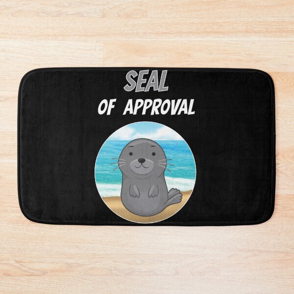 Item preview, Seal Of Approval Robbe Sea Animal Zoo Cute Comic designed and sold by DerEmmat.
