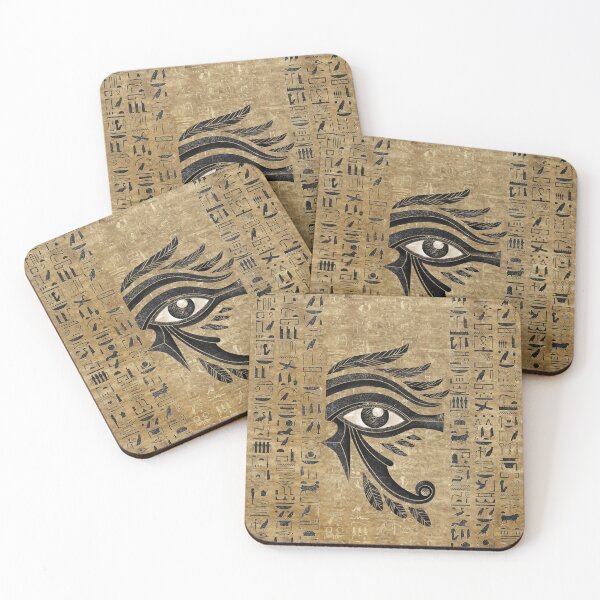 Item preview, Egyptian Eye of Horus - Wadjet  designed and sold by k9printart.