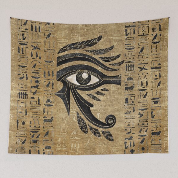 Item preview, Egyptian Eye of Horus - Wadjet  designed and sold by k9printart.