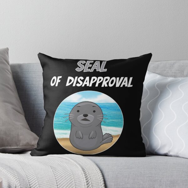 Item preview, Seal Of Disapproval Robbe Sea Animal Zoo Cute designed and sold by DerEmmat.