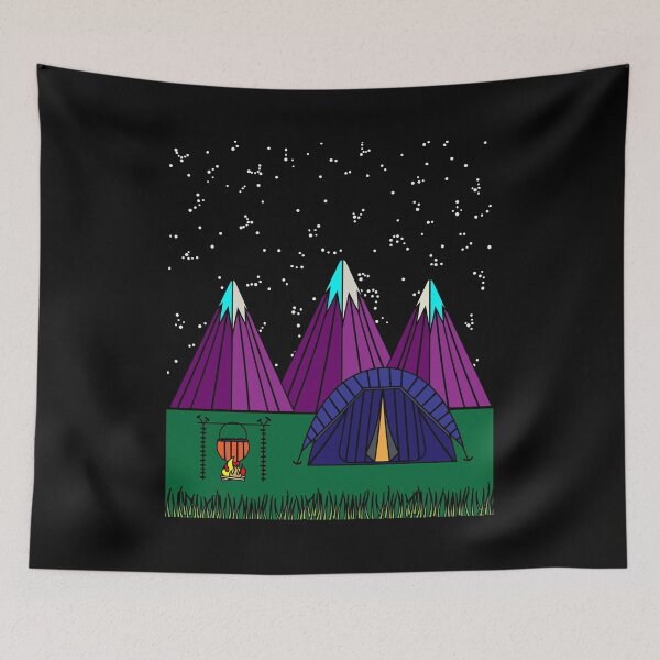 Item preview, Camping Under Heaven Full Of Stars designed and sold by flofin.