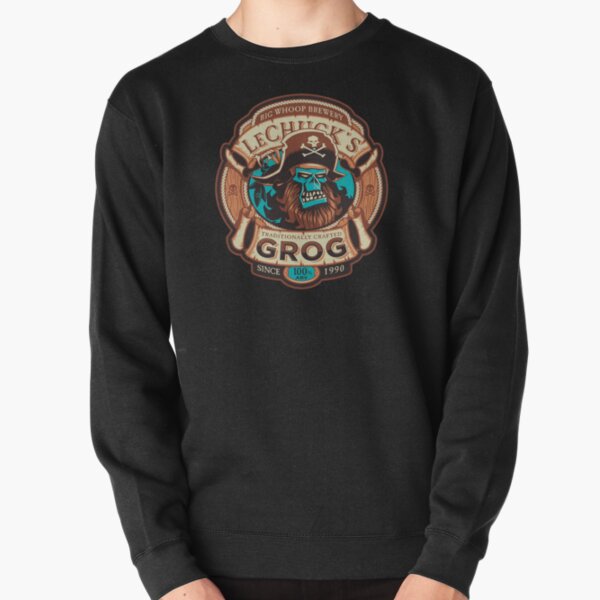 LeChuck's Grog - Craft Beer - Monkey Island - Vintage Video Game  Pullover Sweatshirt