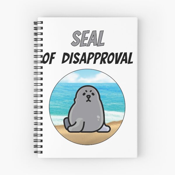 Item preview, Seal Of Disapproval Robbe Sea Animal Zoo Cute designed and sold by DerEmmat.
