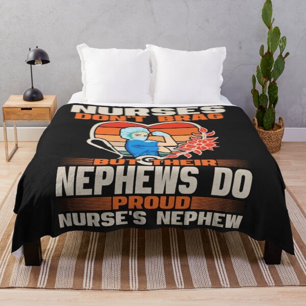 Item preview, Funny Nurses Dont Brag Proud Nurse Nephew CNA RN Family Long Sleeve TShirt102 designed and sold by pennyzella.