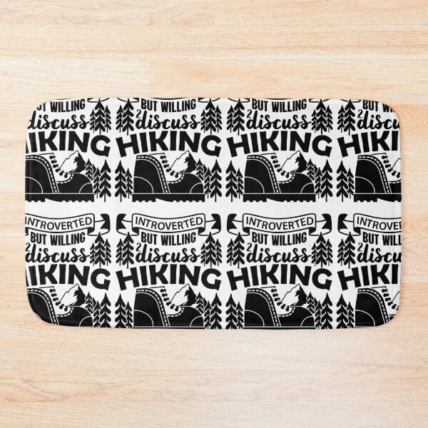 Item preview, Introverted But Willing To Discuss Hiking designed and sold by GravitiTees.