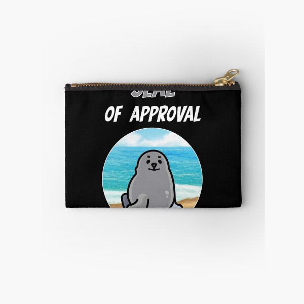 Item preview, Seal Of Approval Robbe Sea Animal Zoo Cute Comic designed and sold by DerEmmat.