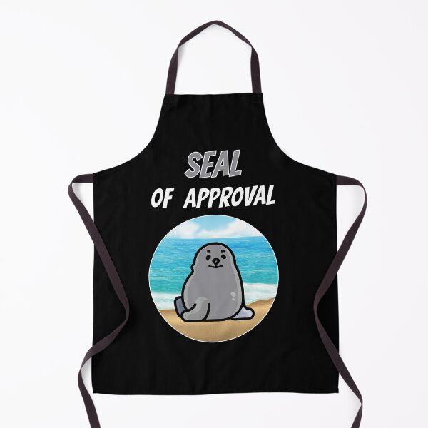 Item preview, Seal Of Approval Robbe Sea Animal Zoo Cute Comic designed and sold by DerEmmat.