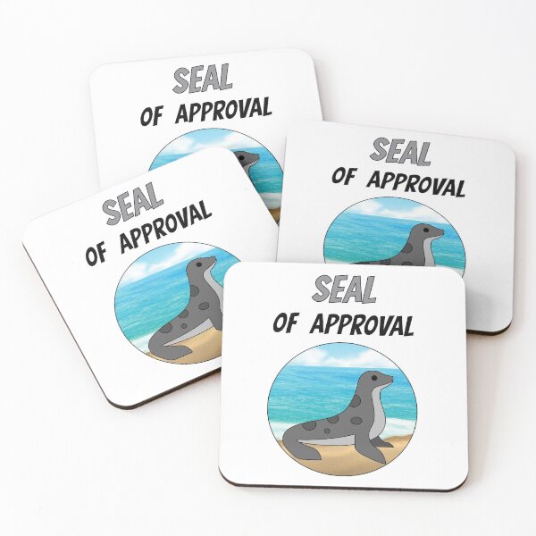 Item preview, Seal Of Approval Seal Sea Animal Zoo Cute Comic designed and sold by DerEmmat.