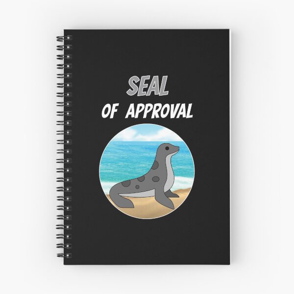 Item preview, Seal Of Approval Robbe Sea Animal Zoo Cute Comic designed and sold by DerEmmat.