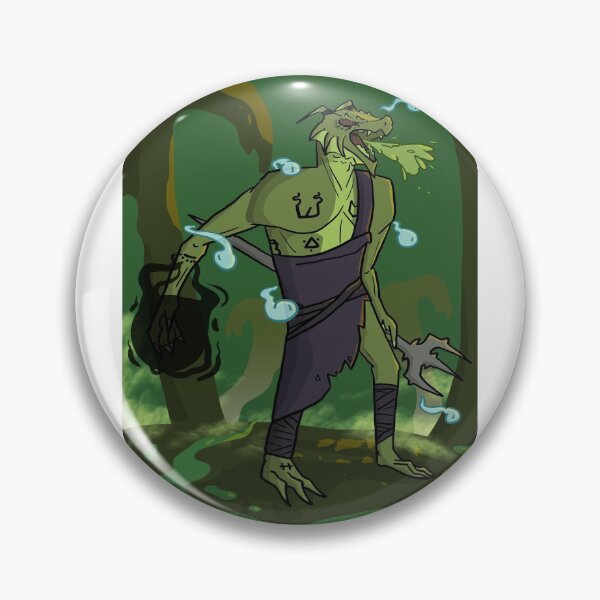 Item preview, Green Dragonborn Warlock designed and sold by Gamelof.