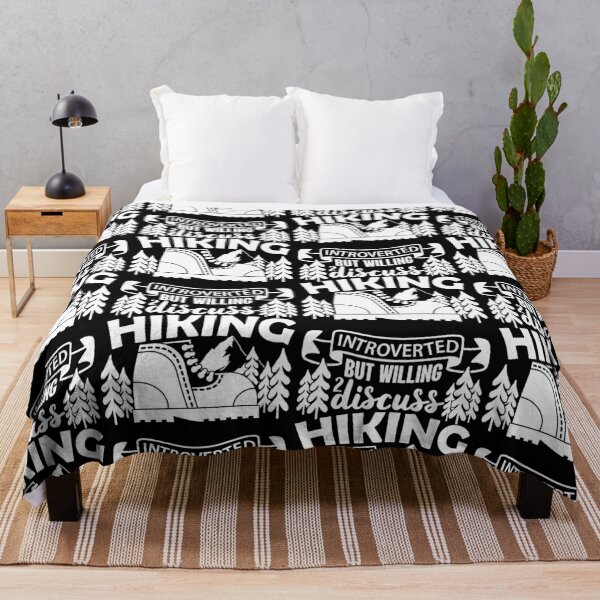 Item preview, Introverted But Willing To Discuss Hiking | Introverts Like To Hike designed and sold by GravitiTees.