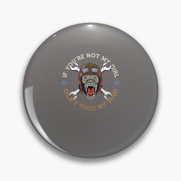 Item preview, Chopper biker motorcyclist Don't tuch my bike designed and sold by FalkDania.