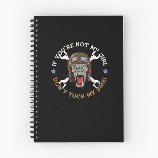 Item preview, Chopper biker motorcyclist Don't tuch my bike designed and sold by FalkDania.