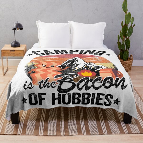 Item preview, Camping Is The Bacon Of Hobbies Funny Camper Gift Quote designed and sold by Stronzi.