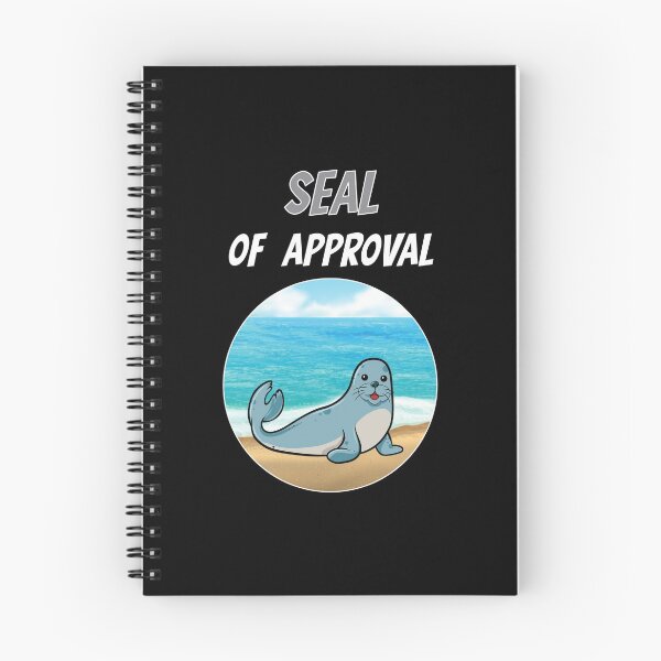 Item preview, Seal Of Approval Robbe Sea Animal Zoo Cute Comic designed and sold by DerEmmat.