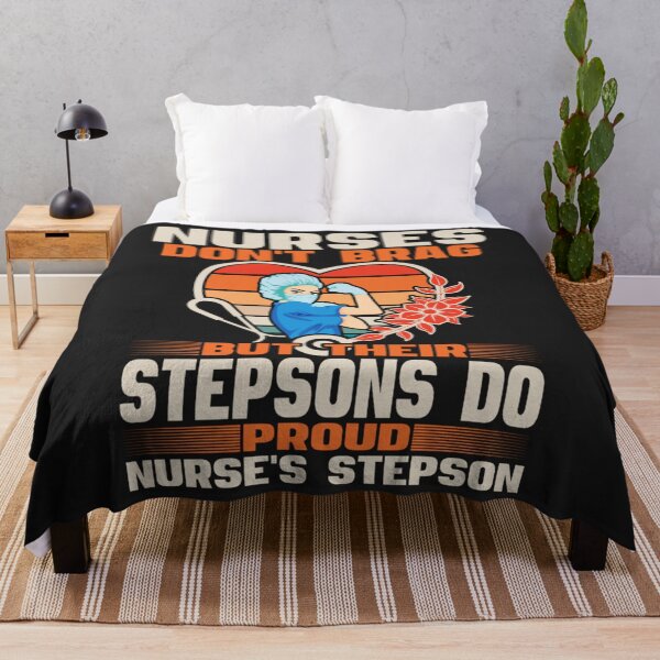 Item preview, Funny Nurses Dont Brag  Proud Nurse Stepson CNA Stepson Long Sleeve TShirt96 designed and sold by pennyzella.