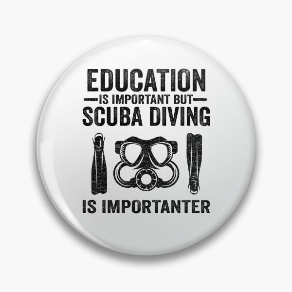 Item preview, Scuba Diving Is Importanter Funny Divers Quotes Gift designed and sold by Stronzi.