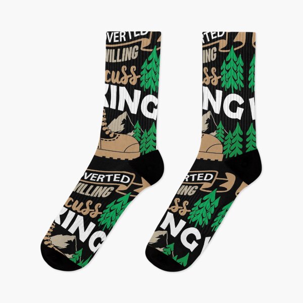 Item preview, Introverted But Willing To Discuss Hiking | Hitting The Trails designed and sold by GravitiTees.