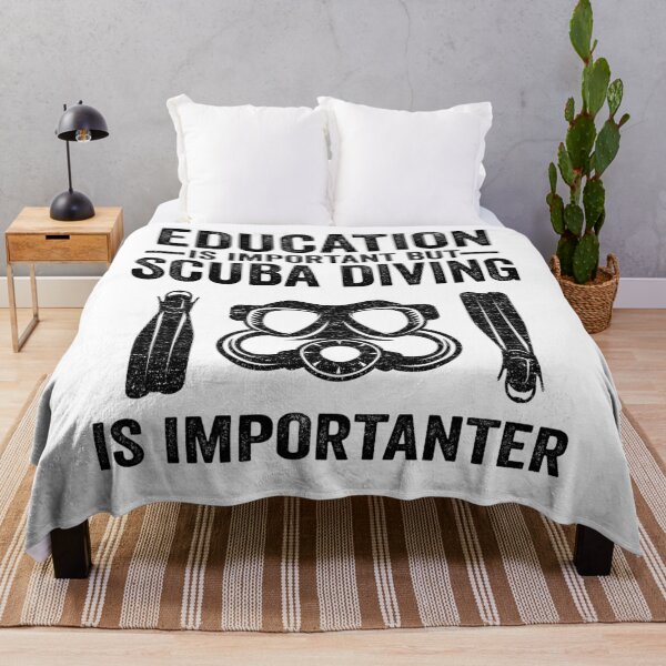 Item preview, Scuba Diving Is Importanter Funny Divers Quotes Gift designed and sold by Stronzi.