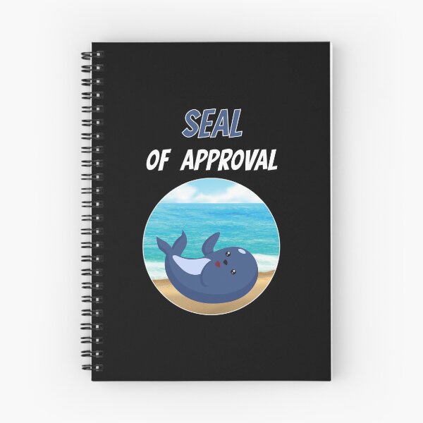 Item preview, Seal Of Approval Robbe Sea Animal Zoo Cute Comic designed and sold by DerEmmat.