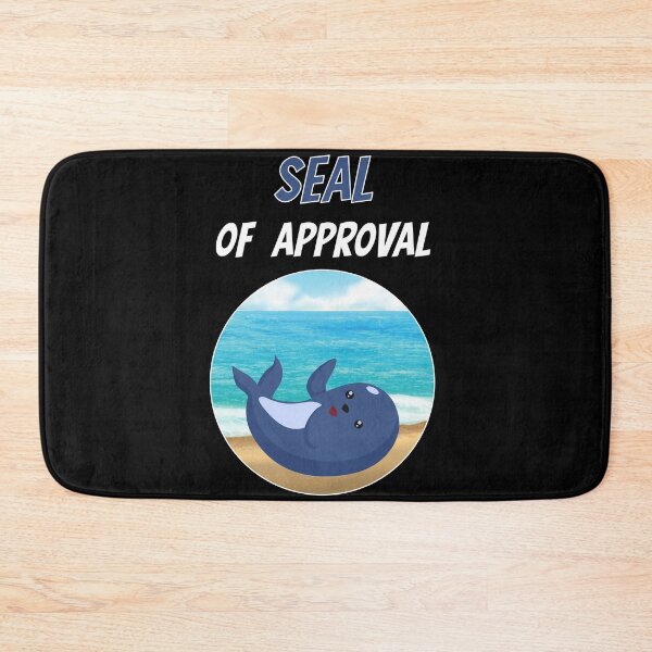 Item preview, Seal Of Approval Robbe Sea Animal Zoo Cute Comic designed and sold by DerEmmat.