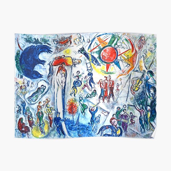 Marc Chagall - La Vie (1964) Poster