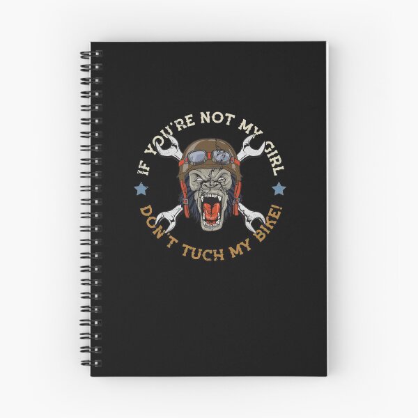 Item preview, Motorcyclist Chopper biker Don't tuch my bike designed and sold by FalkDania.