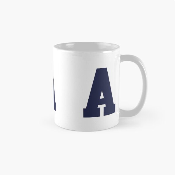 Item preview, Alfabeto, Azul marino A, Letra deportiva A designed and sold by TheCultStuff.