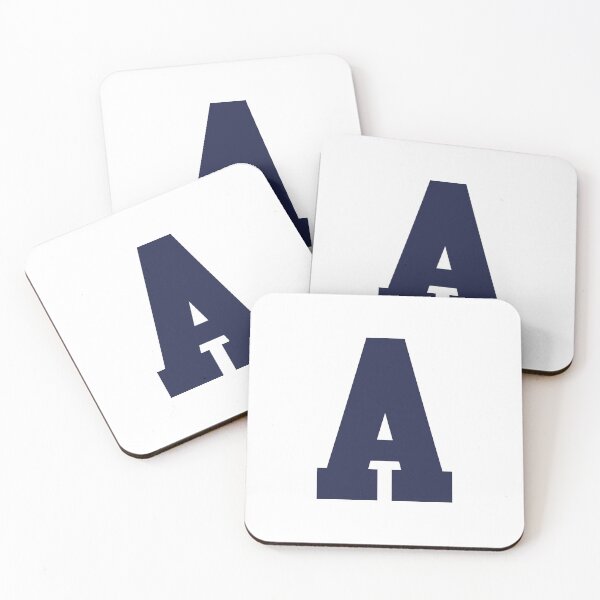 Item preview, Alphabet, Marine Blue A, Sports letter A designed and sold by TheCultStuff.