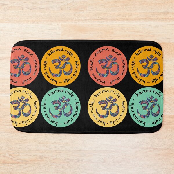 Item preview, Karma Rule - Calming Colorful Ohm - Round Sticker Pack  designed and sold by NoMatterLab.