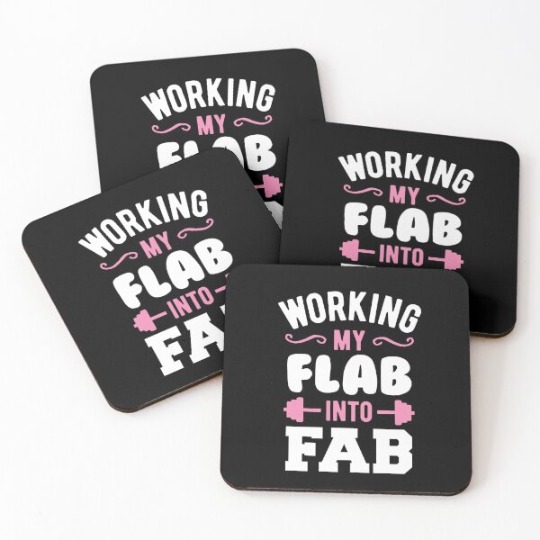 Item preview, Working My Flab Into Fab designed and sold by Brogress Project.