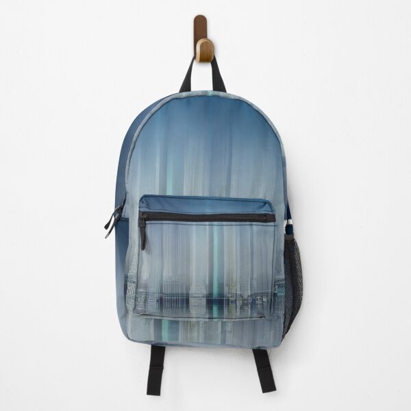 Item preview, Blue Modern Abstract Skyline - Manhattan, New York designed and sold by JarbasVisuals.