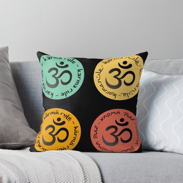 Item preview, Karma Rule - Classice Black Ohm - Round Sticker Pack  designed and sold by NoMatterLab.