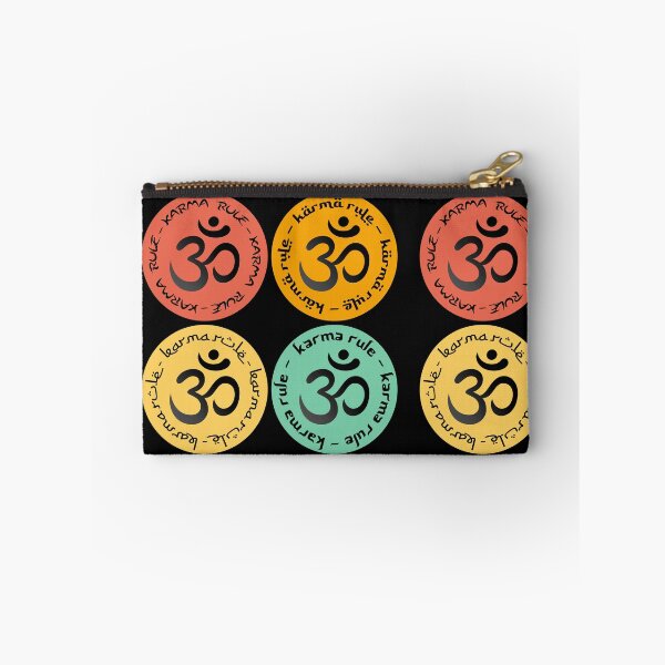 Item preview, Karma Rule - Classice Black Ohm - Round Sticker Pack  designed and sold by NoMatterLab.