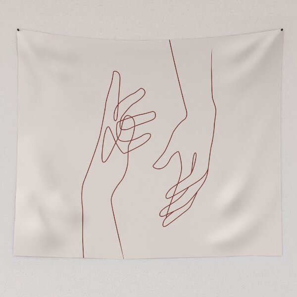 Item preview, Hands Feminism Art designed and sold by AluraHome.