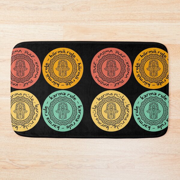 Item preview, Karma Rule - Hamsa Good Luck and Fertility - Round Sticker Pack  designed and sold by NoMatterLab.